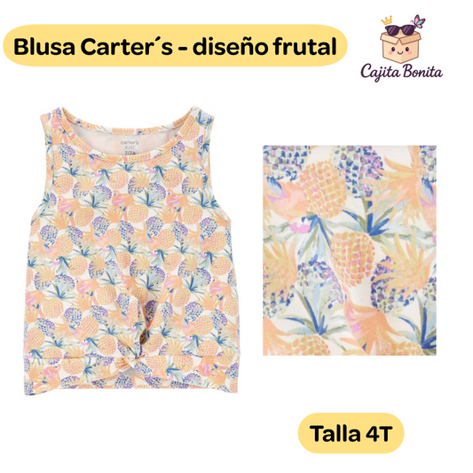Blusa Carters - diseño frutal