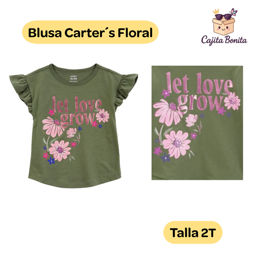 Blusa verde Carters